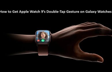 How to activate Apple Watch Double Tap on Galaxy Watch
